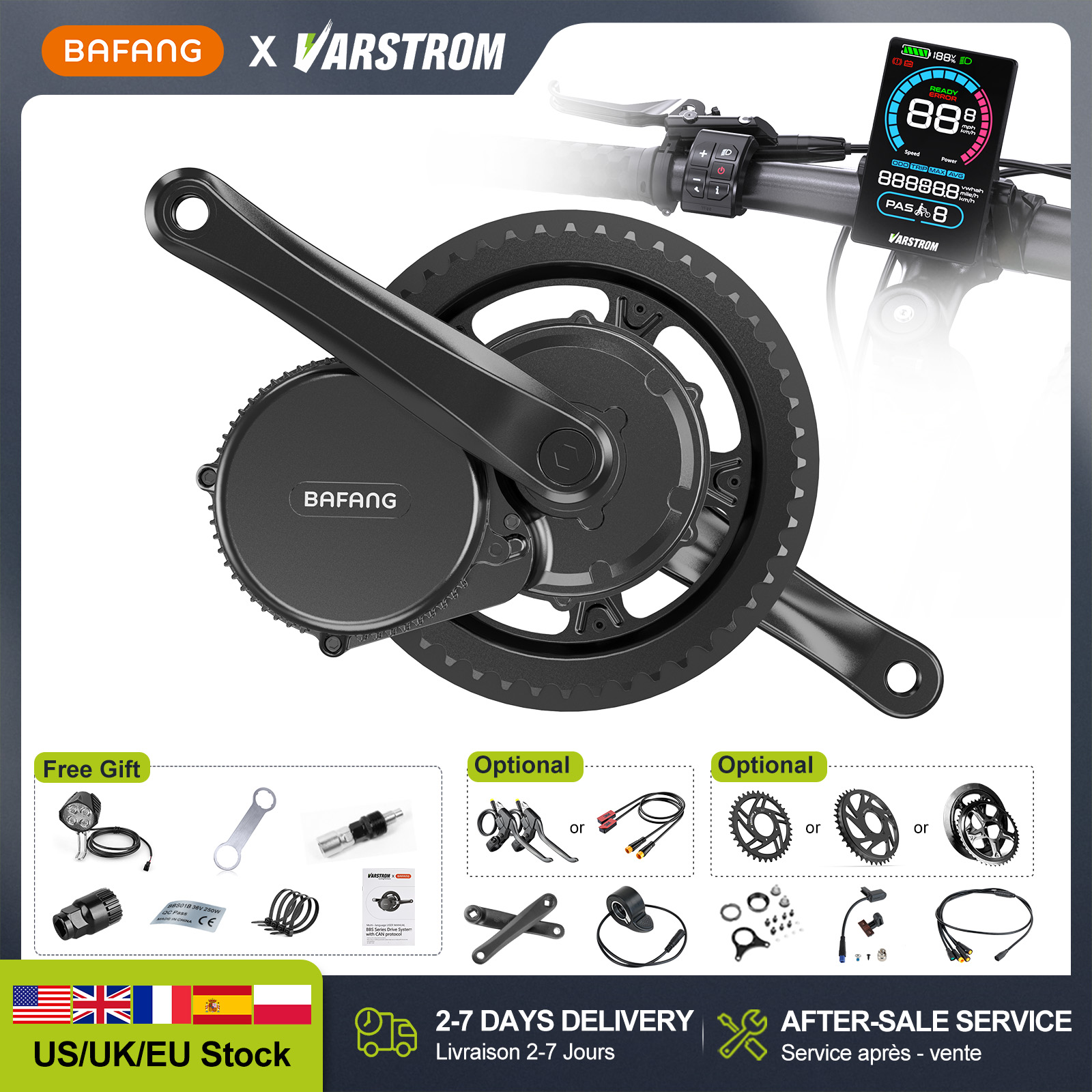 [Stock US] Moteur central BAFA - Side Hung Mid Drive Motor Kit avis et prix